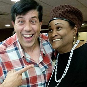 Tony Lewis with Kalilah Ali
