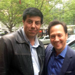 Tony with Rob Schneider